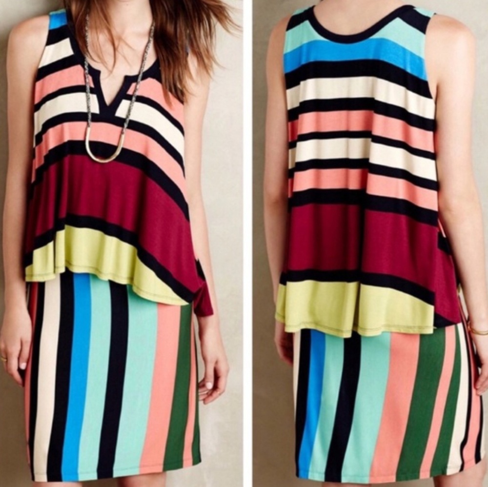 Maeve Striped Davina Dress